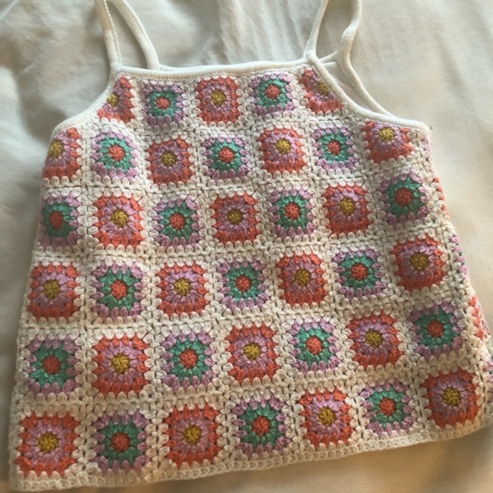 Girl tank top crochet style 14-16‎